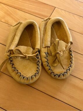 First Nations hand crafted baby moccasins